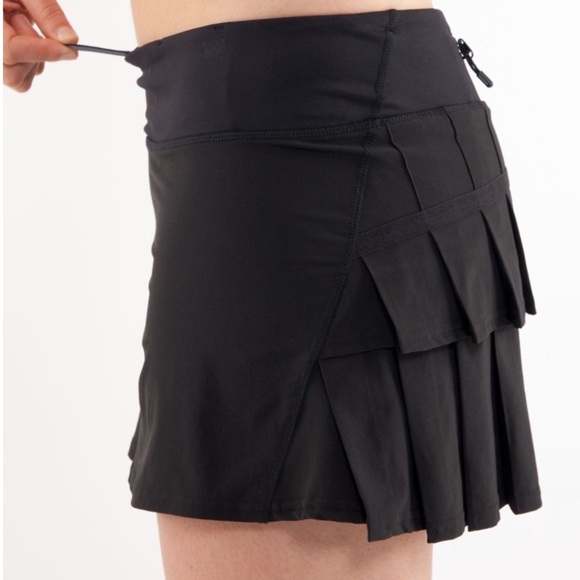 Women’s black lululemon Pace setter skirt size 2 - Picture 1 of 9